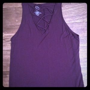 Criss Cross Neck Tunic